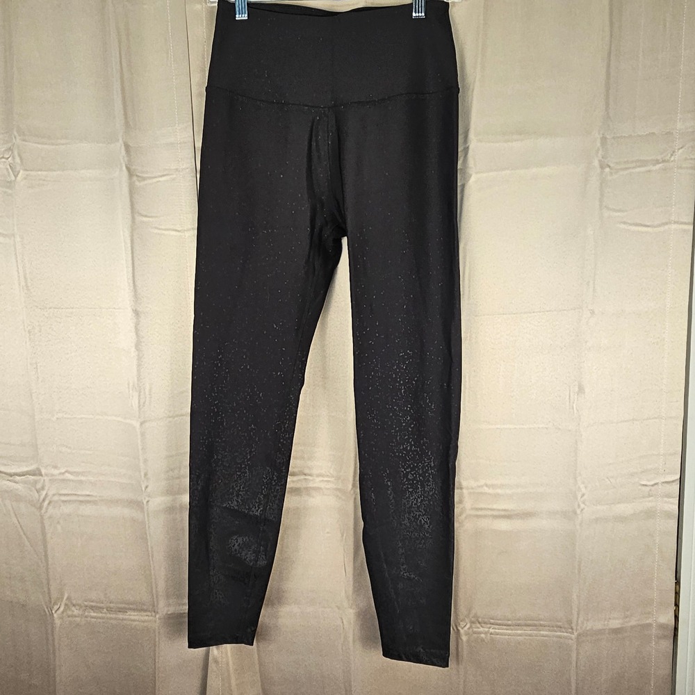Beyond Yoga Womens Black Ombre Splatter Full Length Leggings XL